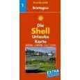 Shell Urlaubskarte Frankreich 01. Bretagne. 1  200 000. Mit 