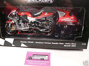 12 Minichamps Yamaha YZR M1 MotoGP 2004 Carlos Checa  