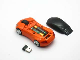 Car USB 2.4G 1600dpi 3D Optical Wireless Mouse Mice,ora  