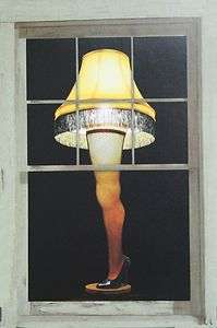 Window Poster A Christmas Story Leg Lamp NEW  