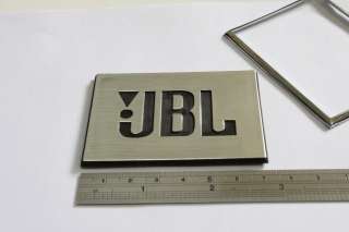 JBL Logo Silver Plastic Badge  