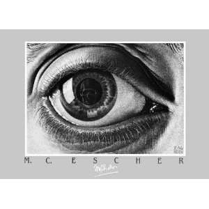 Kunstdruck Poster Maurits Cornelis Escher Auge 70 x 50  