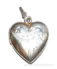 vintage gold filled heart picture locket pendant engrav buy it