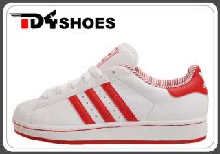 Adidas Originals Superstar 2 II W White Red 2012 New Womens Casual 