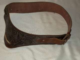   Leather Gun Holster   Bullet Holder Mexico 44 Vintage Belt  