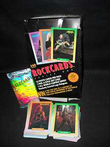 Rock Cards Trading Cards/Wrappers Lot/ Brockum 1991  