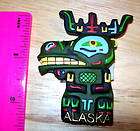Tribal art Moose Alaska Magnet   New pretty cool