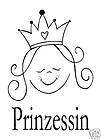 Stempel Prinzessin ~ Embossing ~ 53x52mm ~ NEU