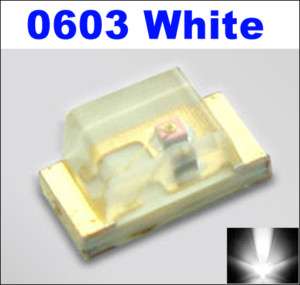 20 pcs SMD SMT 0603 Ultra Bright White light X box LED  