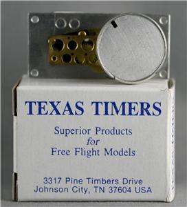 TEXAS DT MODEL AIRPLANE TIMER NEW IN BOX & SET UP KIT  