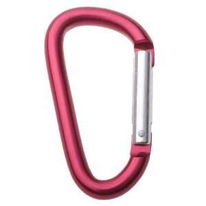 CARABINER D Ring key chain/clip/snap/hook/toy RED  