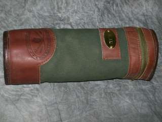   & CANVAS BATTENKILL SHEARLING LINED FLY ROD CASE, USA MADE  