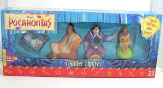 Disney POCAHONTAS Toddler Toy Figure Set RARE  