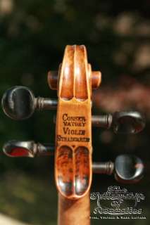 1890 1900 Conservatory Violin Straduari, Louis Lowendahl Dresdon, w 