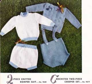 VTG. STAR BABY BOOK NO. 96 CROCHET AND KNIT  