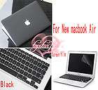 3in1 For New Macbook AIR 11 A1370 Black