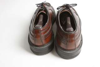 NOS Florsheim Brown Longwing mens 10 D Dress Shoes NR  