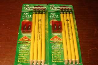 My First Ticonderoga Primary Size Round Pencils Pre Sharpened w/ 2 