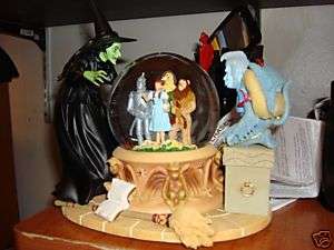 Wizard of Oz Wicked Witch Winged Monkey Snowglobe MIB  