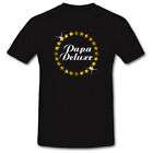 PAPA Deluxe Vater Geschenk Idee T Shirt + gold Druck