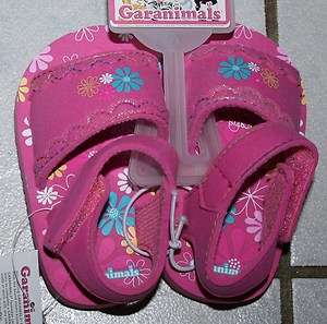 NWT Girls GARANIMALS Pink Flowered Sandals ~Infant Sizes~  