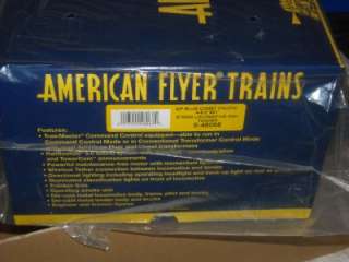 AMERICAN FLYER BLUE COMET TRAIN SET 6 49617 ENGINE TENDER & 4 CARS IN 