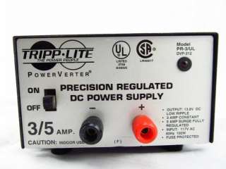   Powered On Tripp Lite PR 3/UL Precision Regulated DC Power Supply