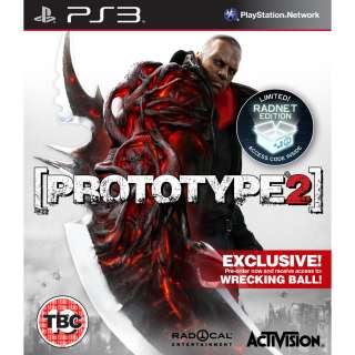 PROTOTYPE 2 EXCLUSIVE LIMITED RADNET EDITION PS3 PREORDER 