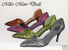 Pure Silk low heel wedding / bridesmaid shoes NEW