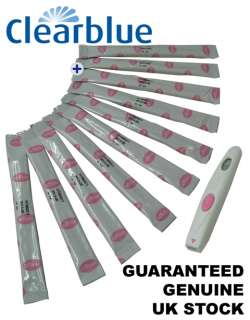 10 x CLEARBLUE DIGITAL OVULATION HOME URINE REPLACEMENT TEST/TESTING 