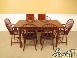   FREDERICK DUCKLOE Tiger Maple Table and Chairs Dining Room Set  
