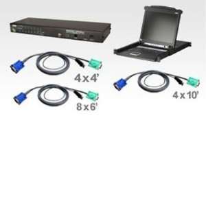  Selected 17 LCD Console 16Port USB KVM By Aten Corp Electronics