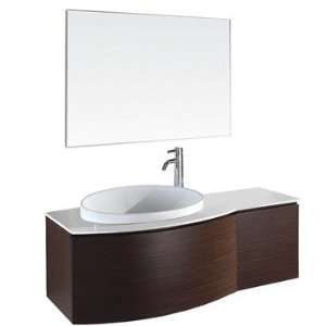 Athena 48 Inch Modern Bathroom Vanity Set by Wyndham Collection   Iron 