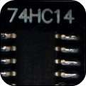 74hc14 Digital circuit chip