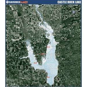  Castle Rock Lake Paper Map
