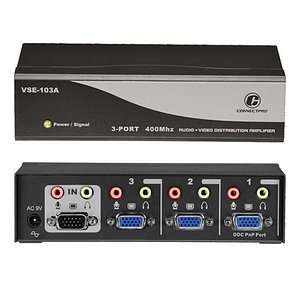  New   Connectpro VSE 103A, 3 port 400MHz Video/Audio 
