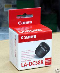   Canon LA DC58K Lens Adapter LADC58K Powershot G10 G11