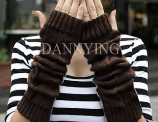 New Fashion Arm Warmer Womens Gloves Fingerless A01  