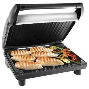 George Foreman 14054 7 Portion Entertaining Grill Silvr 5038061025453 