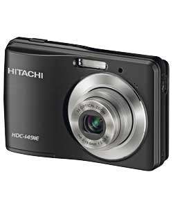 Electric Mania   Hitachi HDC 1491E 14MP Digital Compact Camera Black 
