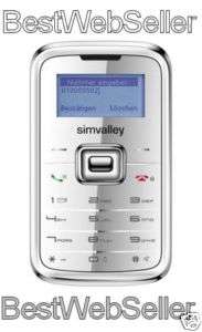 Mini Cellulare GSM SMS Pico Silver Dual Band Sim Free  