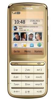 Nokia C3 01.5 Mobile Phone Gold *New Sim Free *Unlocked 6438158383951 