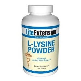 Life Extension L Lysine Powder 300 Grams by Life Extension