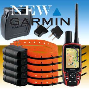 BRAND NEW. COMBO GARMIN ASTRO 320 GPS + 5 x DOG TRACKING COLLARS DC40 