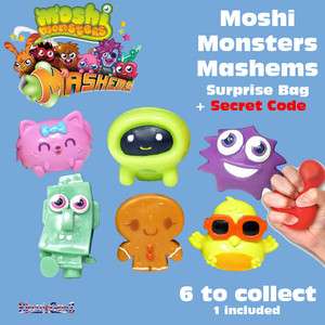 Moshi Monsters Mashems Mystery Bag   inc 1 Surprise Moshling & Secret 