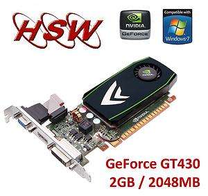nVidia GeForce GT430 Grafikkarte 2GB / 2048MB / DirectX 11 / HDMI *TOP 