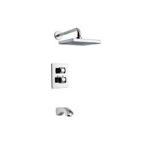 La Toscana Thermostatic Tub and Shower 89PW691 Brushed Nickel