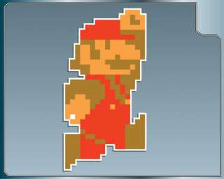 Mario Jumping Super Mario Brothers Vinyl Decal 8 Bit On Popscreen