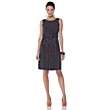 Taylor® Cap Sleeve Ikat Print Dress 