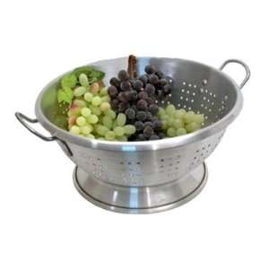 Set Of 12 Heavy Duty 16 Qt. Footed Colanders With Riveted Handles 